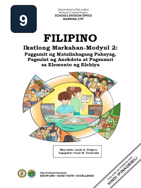 Ikatlong Markahan Modyul 2: Pangunahing Kaalaman sa .